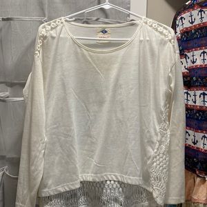 White top from a Sadie Robertson collection